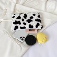 thumbnail image 4 of Bolsa Monederos de felpa moda vaca cebra patrón mujeres Mini cartera tarjetero embrague Sywqhk Para Estrenar, 4 of 9