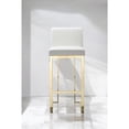 thumbnail image 2 of Pangea Home Dexter Bar Stool Faux Leather White, 2 of 15
