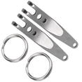 thumbnail image 3 of Suspension Pocket Clip Pocket Clip Keychain Pocket Clip Belt Clip Stainless Steel Belt Clip 2Pcs Outdoor Belt Clip Stainless Steel Suspension Pocket Clip Key Holder With Keychain, 3 of 8