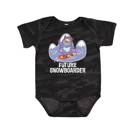 

Inktastic Snowboarding Future Snowboarder Gift Baby Boy or Baby Girl Bodysuit