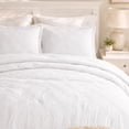 thumbnail image 1 of Swift Home Waffle Square Prewashed Duvet Cover Set, 1 of 5