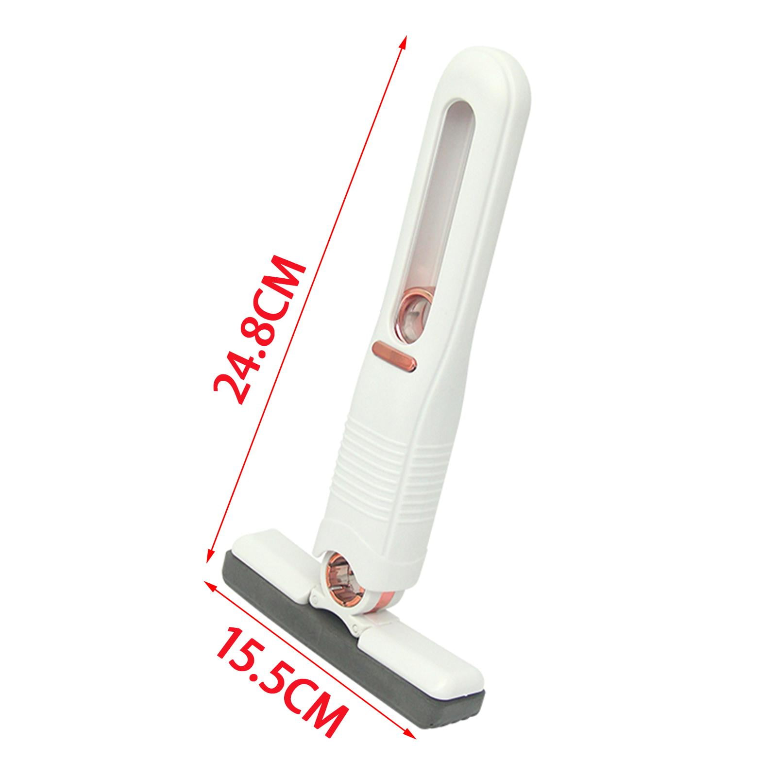 Vigor White Portable Self-Squeeze Mini Mop, Quick Clean Small Mini Mop,  Strong Absorbent Mop, Wet and Dry Use Mini Small Mop For Bathroom Kitchens