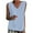 Light Blue, variant on BVOFAR Cotton Linen Tank Tops for Women Summer V Neck Sleeveless Tops Solid Color Casual Tees Trendy Lightweight Tanks