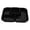 Black, variant on Viveous Plastic Dinner Plate Camping Party Serving plate Outdoor Serving plate Unbreakable Section Plate for Adults School Use