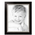 thumbnail image 2 of ArtToFrames 25" x 32" Espresso with Silver Lip Picture Frame, 25x32 inch Silver Wood Poster Frame (WOM-4951),  Pack, 2 of 6