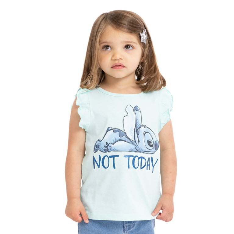 Disney's Lilo & Stitch Toddler Girl Hi Stitch Tops, Shorts