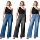thumbnail image 2 of Pantalones vaqueros de cintura alta elástica para mujer, vaqueros de pierna ancha, informales, a la moda, S-2XL, gran oferta, 2023, 2 of 4