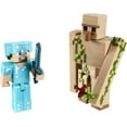 thumbnail image 3 of Figurines Minecraft Steve et Iron Golem, 3 of 6