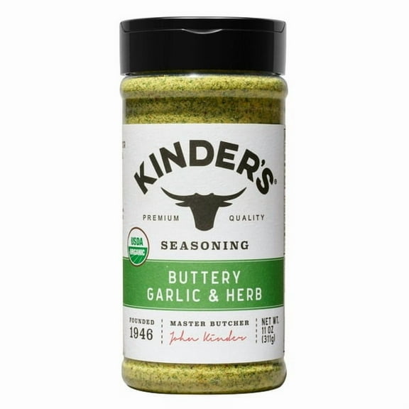 Kinder's Organic Buttery Garlic & Herb Seasoning, 11 Ounce