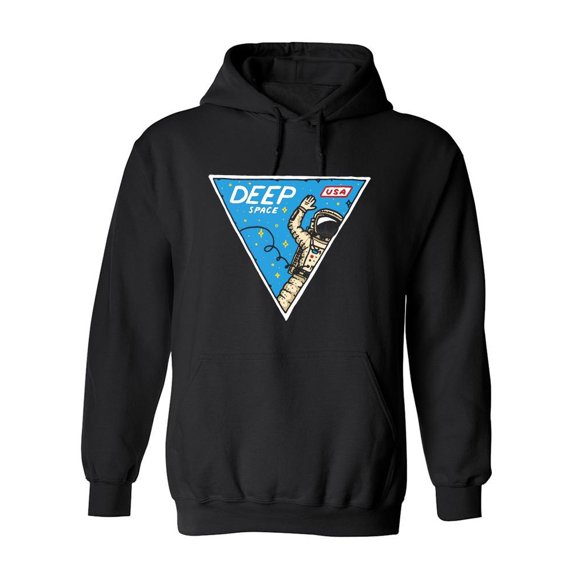 Retro Deep Space Graphic Hoodie Men -Image by Shutterstock, Male Medium