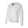 thumbnail image 3 of Jerzees Adult NuBlend Full Zip Hooded Sweatshirt, L, Forest Green, 3 of 3