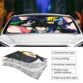 thumbnail image 2 of My Hero Academia Car Windshield Sun Shade, Front Window Sun Shades, Visor Shield Cover For Car Suv Truck, Visor Protector Blocks Uv Rays, Keep Your Vehicle Cool, Medium, 55*29.9 Inch, 2 of 8