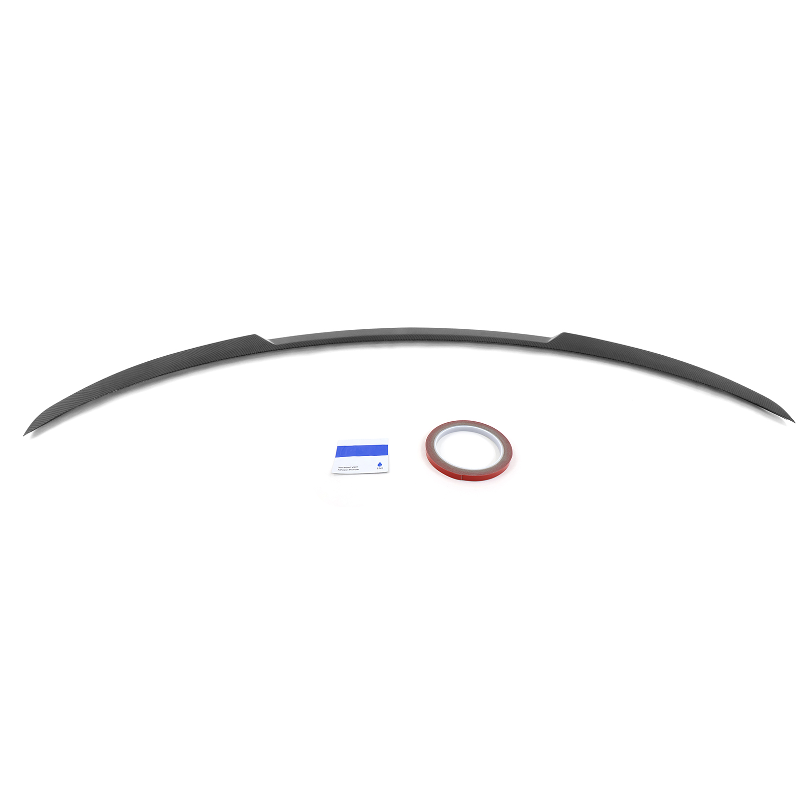 Ikon Motorsports Compatible with 20-24 Tesla Model Y IKON Style ABS Rear Trunk Spoiler - Carbon Fiber Print