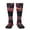 2 Black-2, variant on Romantic Heart Guitar print thigh-high socks, crafted for both men and women with a stretchy, high-opaque design perfect for daily wear