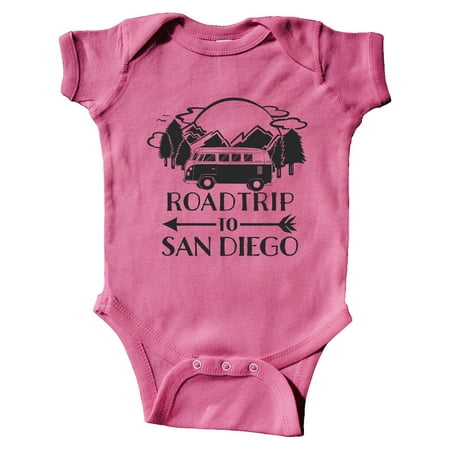 

Inktastic Road Trip To San Diego Gift Baby Boy or Baby Girl Bodysuit