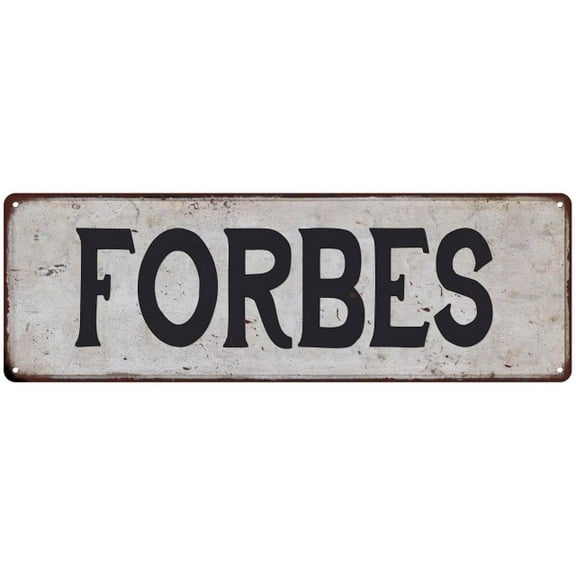 FORBES Vintage Look Rustic Chic Metal Sign 6x18 106180036620
