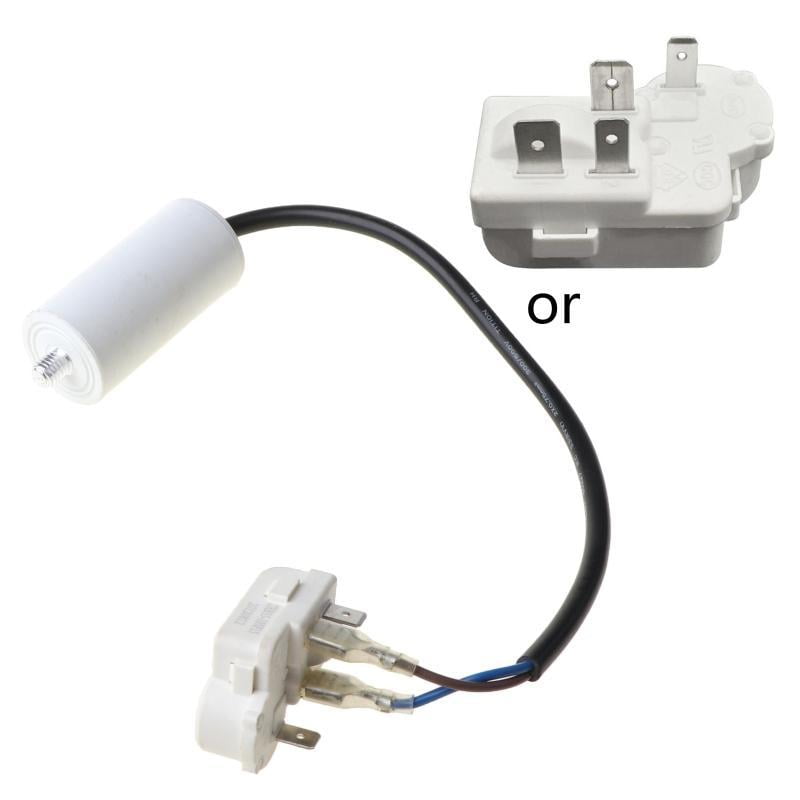 TONKBEEY 4Pin Refrigerator PTC Start Relay Coolers Compressor Starter