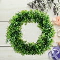 thumbnail image 3 of 15.75 Inch Wreath, Artificial Outdoor Green Wreath, For Window For Front Door, 3 of 8