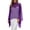 Purple, variant on Sheer Chiffon Irregular Wrap Shawl for Wedding Evening Party Elegant Breathable Shoulder Cover Up Scarf