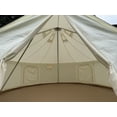 thumbnail image 2 of DANCHEL Outdoor B6 Luxury Oxford Cloth Camping Tent, 4M/13ft Yurt Tent with Stove Jack and Extended Sidewalls, No Center Pole, 2 of 6