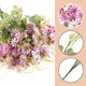 thumbnail image 4 of Nvzi Paquete de 6 ramos artificiales de margaritas para exteriores, resistentes a los rayos UV, decoración floral, plantas artificiales de seda, color morado., 4 of 5