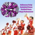 thumbnail image 5 of Hooshing 2/6/12PCS Cheerleading Pom Poms with Baton Handle for Team Spirit Sports Dance Cheering Kids Adults, 5 of 10