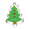 thumbnail image 1 of Molde de acero inoxidable para galletas navideñas, árbol de Navidad, Papá Noel, copo de nieve, 1 of 4
