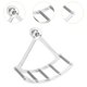 thumbnail image 2 of Juguete para pájaros con rueda silenciosa para animales pequeños, regalo de inteligencia, juguete de enriquecimiento, rompecabezas, jaula, accesorios L Barra de metal, 2 of 10