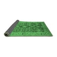 thumbnail image 2 of Ahgly Company Indoor Round Oriental Emerald Green Traditional Area Rugs, 5' Round, 2 of 4