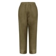 thumbnail image 5 of Kezqiaxn Womens Plus Size Pants Summer Elastic Waist Stretchy Casual Loose Pants with Pockets Trousers Pants for Women, 5 of 5