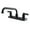Oil Rubbed Bronze, variant on Kingston FB2131NDL NuvoFusion Two-Handle 2-Hole 8" Centerset Kitchen Faucet in Polished Chrome