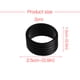 thumbnail image 4 of Eigraketly Anillo de mango de raqueta de tenis de silicona, 2 piezas, banda de raqueta elástica reutilizable portátil, sobregrip deportivo para ejercicio Tenis Negro Eigraketly OD003491-02, 4 of 6