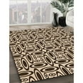 thumbnail image 3 of Ahgly Company Tapis Rectangulaire Lavable en Machine Intérieur Transitionnel Rouge Nuit, 2 Pieds x 4 Pieds, 3 of 7