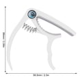 thumbnail image 4 of Acoustic Guitar Capo, Guitar Accessory, High Strength Practical For Bass Practice And Performance Ukulele Guitar White, 4 of 8