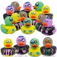 thumbnail image 1 of Juguete de baño The Dreidel Company para Halloween, zombis, patos de goma, 2 pulgadas, 100 unidades, 1 of 8