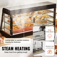 thumbnail image 4 of VEVOR 3-Tier Commercial Food Warmer Display Countertop Pizza Cabinet with Light, 4 of 9