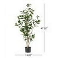 thumbnail image 3 of GDF Studio Forgan Artificial Laurel Tree, 4' x 1.5', 3 of 5