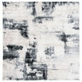 thumbnail image 4 of SAFAVIEH Lagoon Sophie Abstract Area Rug, Ivory/Charcoal, 6'7" x 6'7" Round, 4 of 4