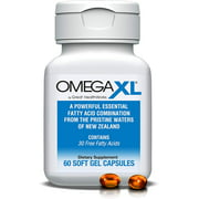 OmegaXL Support for Joint & Muscle Health, Mobility & Joint Pain Relief - 30  Fatty Acids Green-Lipped Mussels No Fishy Aftertaste - 60 Softgels