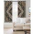 thumbnail image 2 of Boho Southwest Kitchen Curtains Vintage Farmhouse Abstract Floral Art Cafe Short Curtains for Bathroom Blackout Window Curtain Grommet Small Window Treatment Drapes for Bedroom Living Room 52"x45"x2, 2 of 9