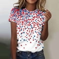 thumbnail image 7 of Hilenly American Flag Shirts for Women 4th of July T-Shirt Patriotic Shirt Graphic Tees, 7 of 7