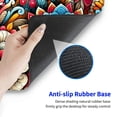 thumbnail image 5 of Mouse Pad, Boho Floral Mouse Pad for Women, Cute Mousepad Square Waterproof Mouse Mat Non-Slip Rubber Base Mouse Pads for Wireless Mouse Office Laptop, 5 of 6