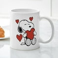 thumbnail image 3 of CafePress - Snoopy On Heart Mugs - 11 oz Ceramic Mug - Novelty Coffee Tea Cup, 3 of 4