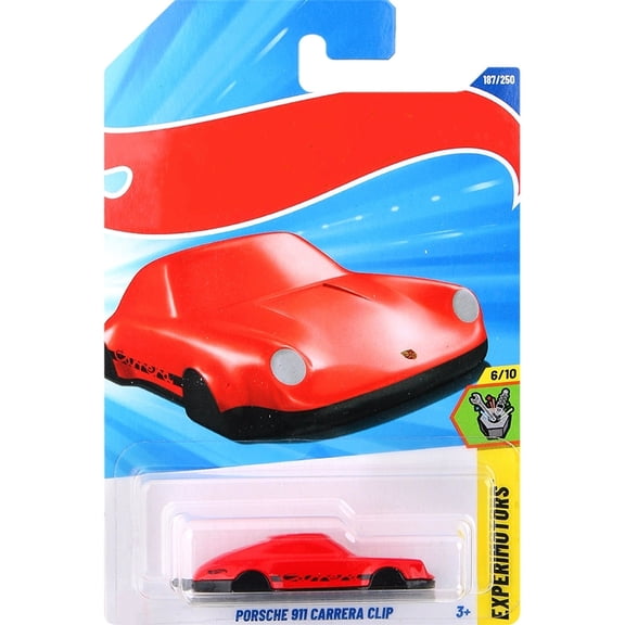 HW 2025 Porsche 911 Carrera Clip (Red) Experimotors