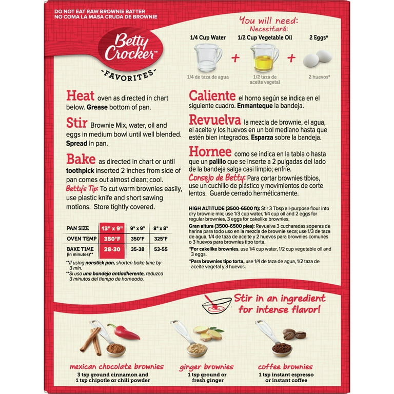 Betty crocker brownie mix recipe deals