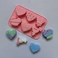 thumbnail image 3 of Molde Silicona para Chocolate con Corazón Amor, Molde para Galletas y Dulces, Bandeja Hielo para Amor, Herramienta para Hornear, Molde para Velas y Pasteles con Fondant Amor, 3 of 5