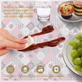 thumbnail image 6 of Pioneer Flower Floral Print Pattern Round Tablecloth 60 X 60 Inch, Wrinkle Resistant Wipeable Table Cloth for Kitchen Dining Picnic Patio Party, 6 of 6