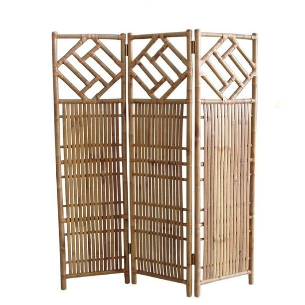 Phat Tommy 3Panel Indoor/Outdoor Decorative Bamboo Room Divider