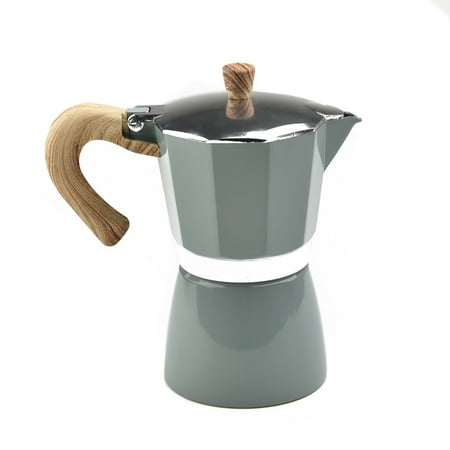 

Aluminum Italian Moka Espresso Coffee Maker Percolator Stove Top Pot 150/300ML
