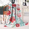 thumbnail image 2 of Pioneer Flower Blanket,Comfortable Soft Flannel Throw Blanket,All Season,Warm Lightweight Blankets for Sofa Bed Couch Living Room Chair,60"x80"(150x200cm), 2 of 4
